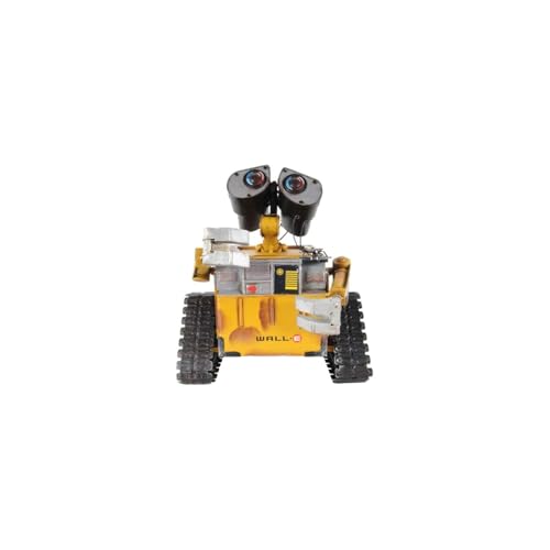 HomeStock Vintage Wall-E Metal Robot Model - Pixar Character Sculpture - Collectible Display Decor - 8L x 6W x 9H Inches