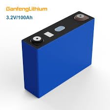 Image of Prismatic Cells, Lithium Phosphate, LFP / LiFePO4 A-Grade, Ganfeng Make for DIY Making LFP Battery Packs, 5000+ Life Cycle 3.2V, 100Ah [4 Nos + S.S Screws, 3 Busbars ] Ideal for Solar, Inverter, UPS.