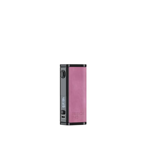 Eleaf iStick i40 Vape Caja de batería Mod Cigarrillo electrónico 40 vatios 2600 mAh Kits de vapeo LED de cuero sin nicotina (rosa)