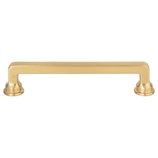 Atlas Homewares A103-WB Oskar Collection Pull, Warm Brass