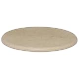 Ce dessus de table de remplacement est en marbre, ce qui le rend robuste et facile à nettoyer avec un chiffon humide.