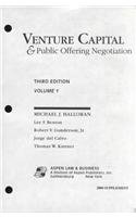 Venture Capital & Public Offering Negotiation