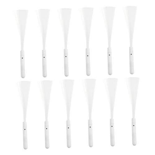Toddmomy Led Glow Sticks Bulk Party Pack 12 Pcs Fiber Optic Sticks Blue Glow for Parties