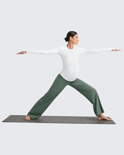 Image of G4Free Women's Maternity BareFeel Wide Leg Yoga Pants