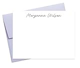 Modern Calligraphy Cards, Modern Whimsical Stationery, Bridal Stationery Paper, Calligraphy note, Script Stationery Gift Set, Birthday Gift