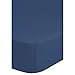 Produktbild emotion Fitted Spanbettuch Jersey, Denim blau 140x200cm, Baumwolle, 200x140x0,5 cm