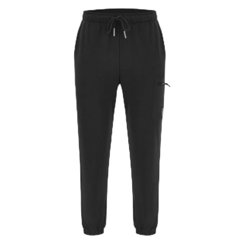 Pantalon homme ample anti serrage Macron Athleisure noir stretch