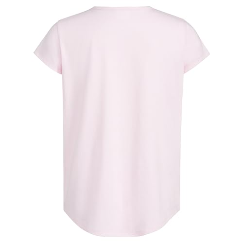 adidas Girls' Short Sleeve Cotton Scoop Neck Tee T-Shirt2