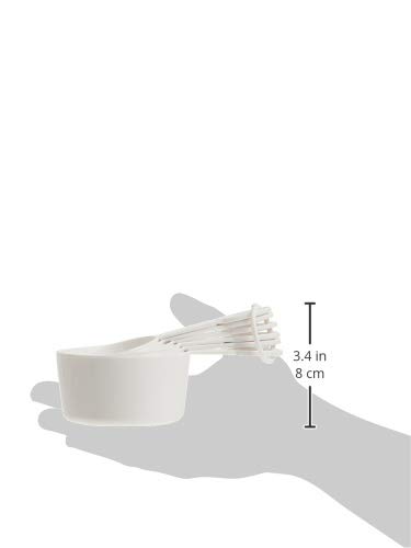 Set de 6 vasos medidores Prepworks Progressive blancos miniatura 4
