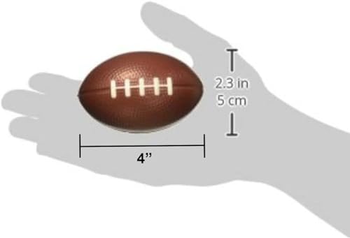 GiftExpress-12pc-4-Touchdown-Printed-Foam-Football-Stress-Balls-Small-Sport-Balls-Game-Day-Party-Favor-Toy-Football-Party-Supplies-and-Gift-Bag-Stuffer-Small-Touchdown-Foam-Football