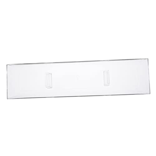 Hoement レンジフード用プラスチック製オイル収集カップ 透明 長方形 キッチン換気扇部品 交換用オイルコンテナ 食器洗い機対応