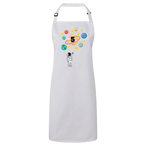 Tablier cuisine enfant astronaute 8 ans espace galaxie pour anniversaire