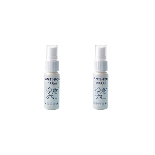 Genérico 2 Piezas Spray Antivaho para Gafas, 20ml Spray Antivaho para Gafas De Natación, Spray Antivaho Resistente A Las Rayas para Gafas, Antivaho para Todos Los Cristales