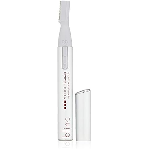 Blinc Micro Trimmer, Facial Hair Remover for Women & Men, Electric Face Razor for Instant and Painless Hair Removal, Dual-Sided Applicator & Battery Included Cover