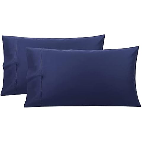 PICCOCASA Funda de Almohada de Algodón con Cierre de sobre Cover