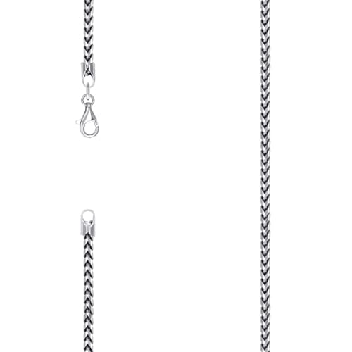 Chaîne Franco en argent 925 massif collier de 41 cm idéal à offrir pour homme et femme