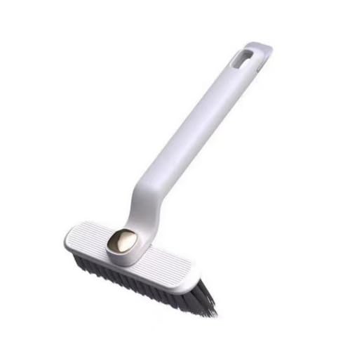 Cepillo Giratorio Multifuncional para hendiduras en el Suelo Cepillo para Suelos de baño Cocina Mango Largo cerdas duras sin Extremos Muertos