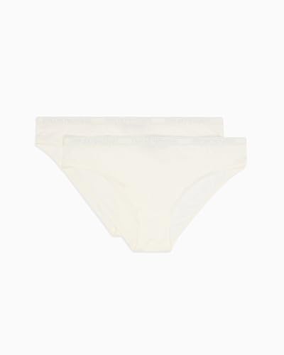 Emporio Armani Woman Essential Studs 2-Pack Brief White S