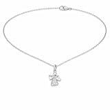 JIRVEX Collar Ángel de la Guarda Regalos Comunión Niña Regalo Comunión Niña como Amuleto de la Suerte Bautizo Cumpleaños Navidad
