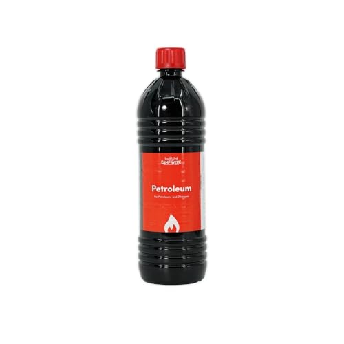CAMPWERK Petroleum 1 L – Reiner Brennstoff für Lampen, Laternen & Feuerkocher – Sauber, sicher & effizient, ideal für Camping, Garten & Outdoor
