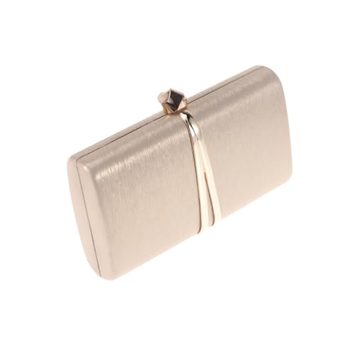 Pochette femme doré sac à main pour soirée mariage avec chaînette