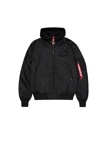 Alpha Industries MA-1 TT Hood Bomberjacke für Herren Black/Black