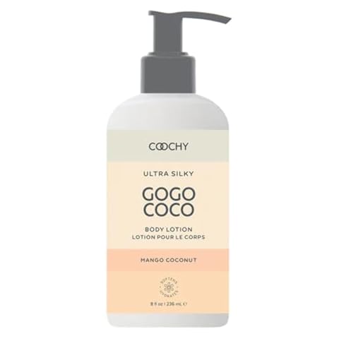 Coochy Ultra Silky Body Lotion | Post Shaving Cream | Skin Care After Shave Moisturizer | Prevents Bumps, Ingrowns, Razor Burn | Mango Coconut, 8 oz Cover