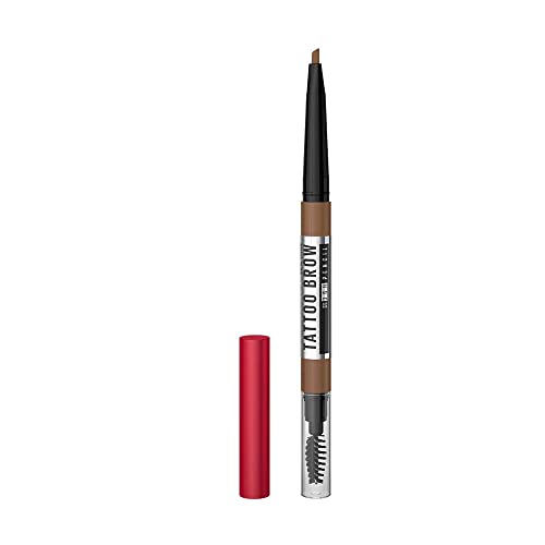 Image of Maybelline Tattoo Brow 36 Hr Brow Pencil, Natural Brown (Pack of 2)