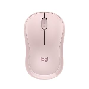 Logitech M240 – Ratón Bluetooth silencioso, inalámbrico, compacto, portátil, seguimiento suave, batería de 18 meses, para Windows, macOS, ChromeOS, compatible con PC, Mac, portátil, tabletas, rosa