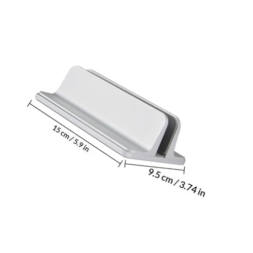 Soporte vertical para laptop de aleación de aluminio Zerodeko miniatura 2