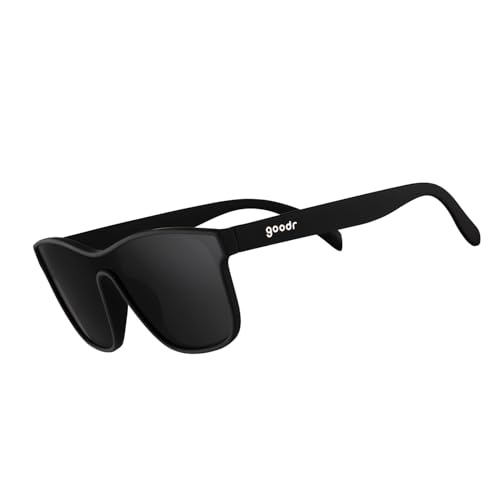 goodr The Future is Void Polarized Sunglasses, Medium Sized (VRG), Black