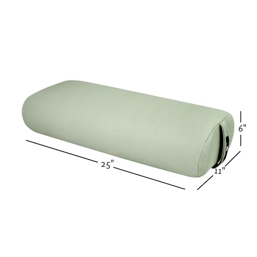 Image of Hugger Mugger Standard Yoga Bolster - Firm, Supportive, Handmade, Durable