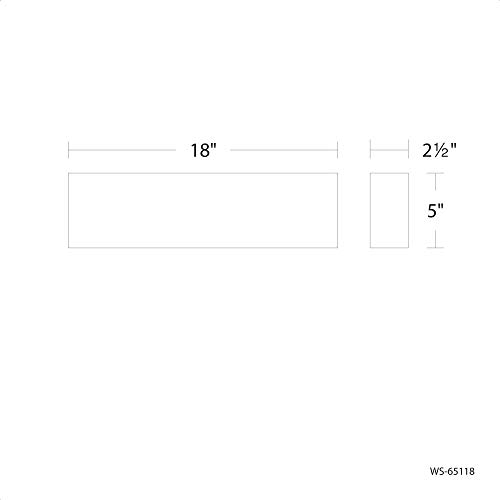 Image of WAC Lighting dweLED, Museo 18in LED Bathroom Vanity or Wall Light 3000K in White