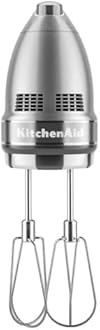 KitchenAid KHM926CU 9-Speed Hand Mixer, Polycarbonate, Contour Silver