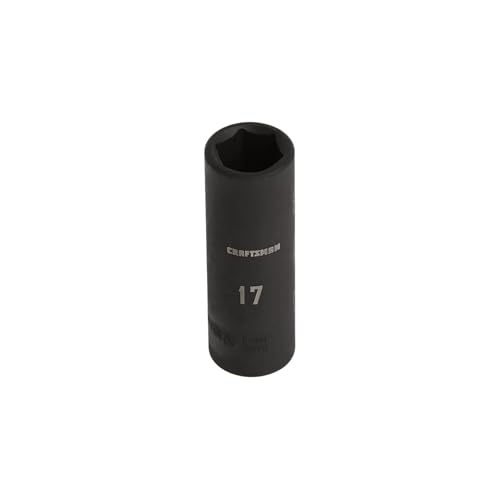 Image of CRAFTSMAN Deep Impact Socket, Metric, 1 /2-Inch Drive, 17mm (CMMT16078)