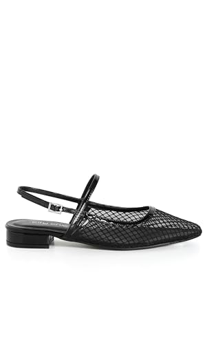 Image of City Chic Plus Size Flat - Wide Fit Lily Mesh
