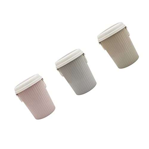 Caneca de basura rectangular pequeña de 10L gris