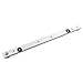 Aluminium Alloy Miter Bar Rail Runner Slider Table Saw Gauge Rod T-Slot Track Bar Rail Woodworking Tool for Jigs Fixtures Sleds Router Tables, 300mm, 11.811'' x 0.748'' x 0.374'', Silver