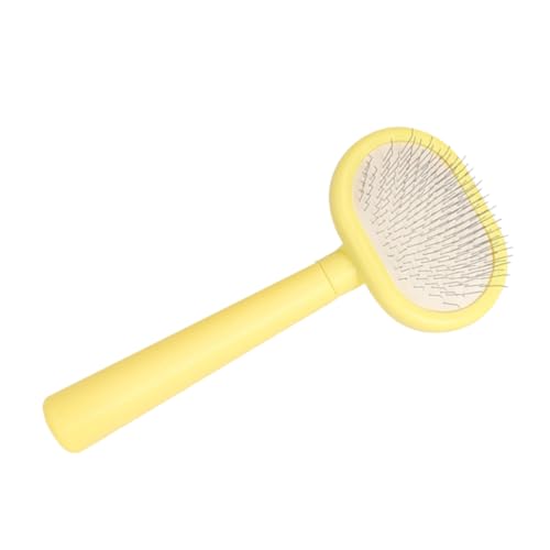 Abaodam Cat Hair Brush Pet Grooming Comb Long Handled Cat Comb Hair Remover Comfortable Grip Deshedding Brush