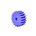 LYMFE Industrial helical Gear 1pcs 54T-100T 1.5M Blue Nylon Spur Gear 54 55 56 58 60 62 64 65 66 68 70 72 75 80 90 100 Teeth Plastic Flat Plane Drive Gears (Size : 72 Teeth (Bore 10mm))