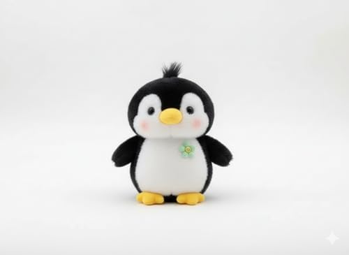 Image of Cute Penguin Soft Toy for Kids | Plush Stuffed Animal Doll - 20cm | Soft Cuddly Toy for Babies & Toddlers | Kids Gift Toy