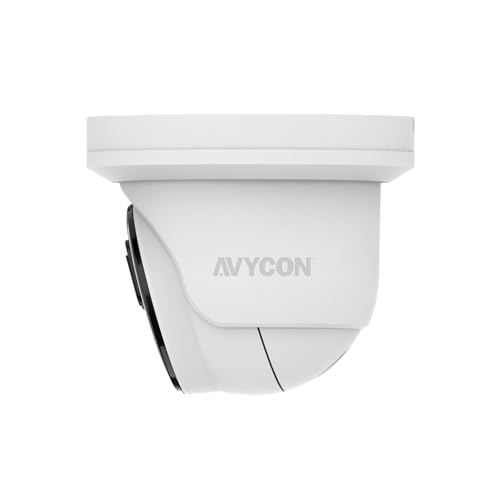 AVYCON AVC-TE51F28 Turret 5MP HD-TVI Fixed Turret Camera Fixed 2.8mm Lens (White)