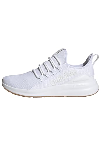 adidas Mens Lite Racer Adapt 8.0 WhiteWhiteGum 11