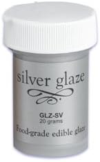 Food Grade Edible Color Cake & Fondant Glaze-Silver