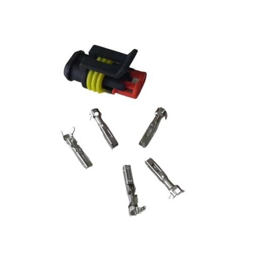 Connecteurs étanches AMP 1.5 auto moto, kit de connexion étanche mâle femelle 1P à 6P