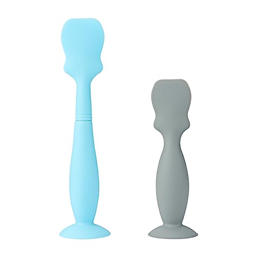 Image of 2 Pack Baby Diaper Cream Brush, Diaper Cream Spatula, Baby Brush for Butt Paste Diaper Cream, Diaper Cream Spatula Applicator Silicone Baby Butt Paste Spatula for Babies, Newborn
