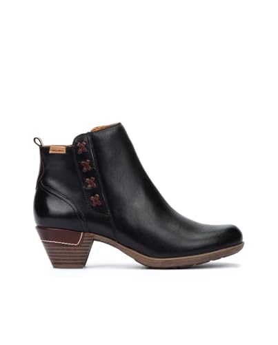 PIKOLINOS High-Heel Ankle Boot Leather Rotterdam for Woman Black