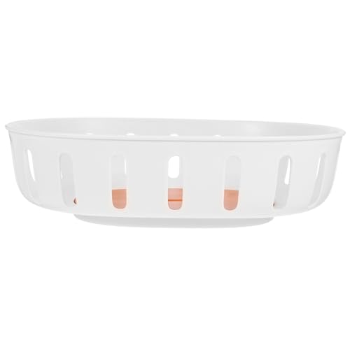 MAGICLULU cesta de escurridor de doble capa envase bol Piscina nimiedad juguete centro mesa cestas almacenaje canasta de frutas hueca cestas de almacenamiento de alimentos el plastico
