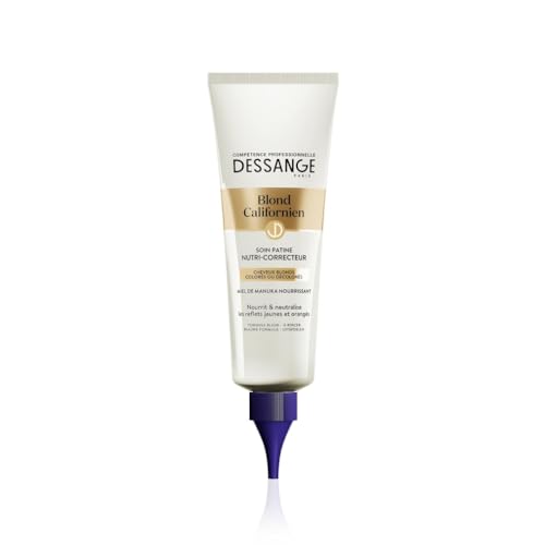 DESSANGE - Soin Patine Nutri-Correcteur - Formule Enrichie au Miel de Manuka - Pour Cheveux Blonds ou Décolorés - Blond Californien - 125 ml