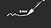 ALLboards chalk marker for glass, chalk and dry-wipe whiteboards – White